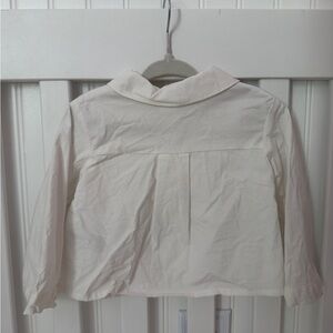 Zara Floral Appliqué Shirt